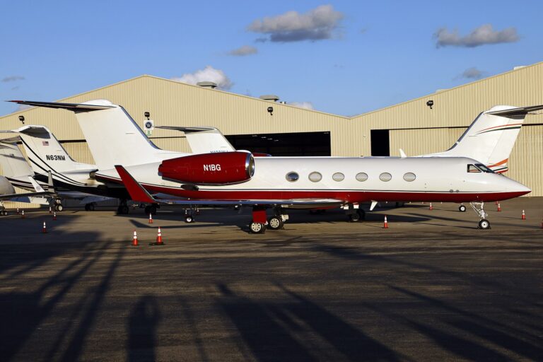 Gulfstream G-IVSP parked at Fort Lauderdale Executive Airport